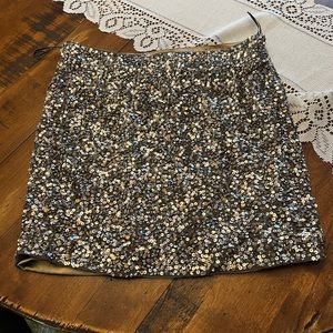 Vince sparkle mini skirt